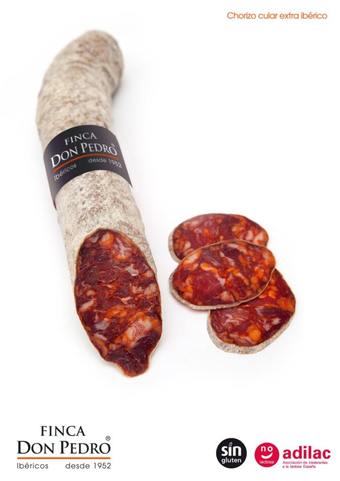 Chorizo Ibérico Cebo Herencia Finca Don Pedro - Cesta Market tu centro  comercial online.